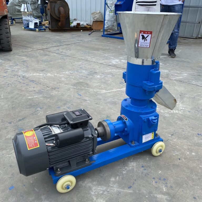 Feed Wildlife Pellet Machine producing game feed pellets for Nigerian reserves