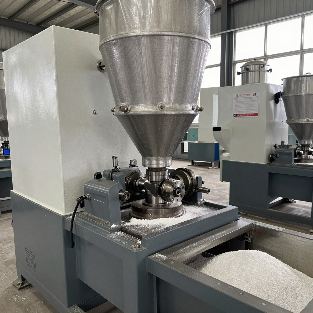 Fertilizer pellet mill with specialized components Fertilizer pellet mill with specialized components
