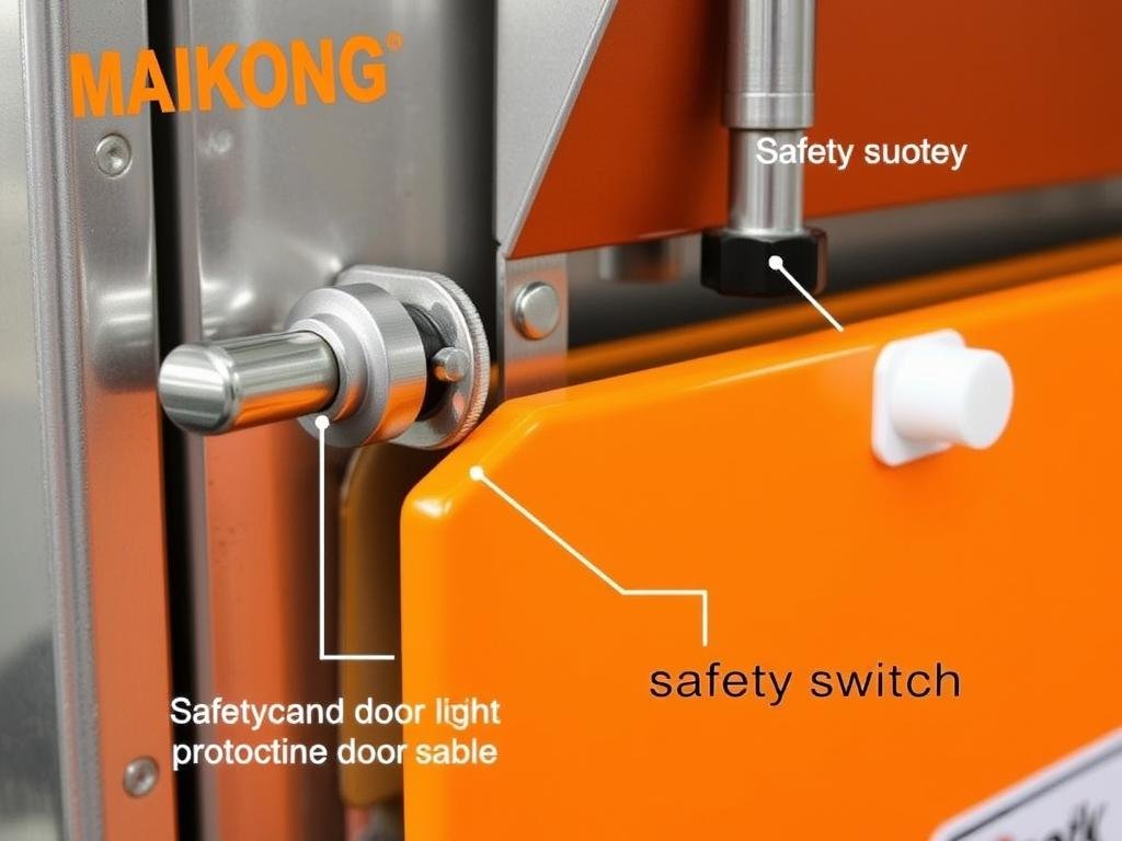 Safety features of MAIKONG animal feed pellet machine