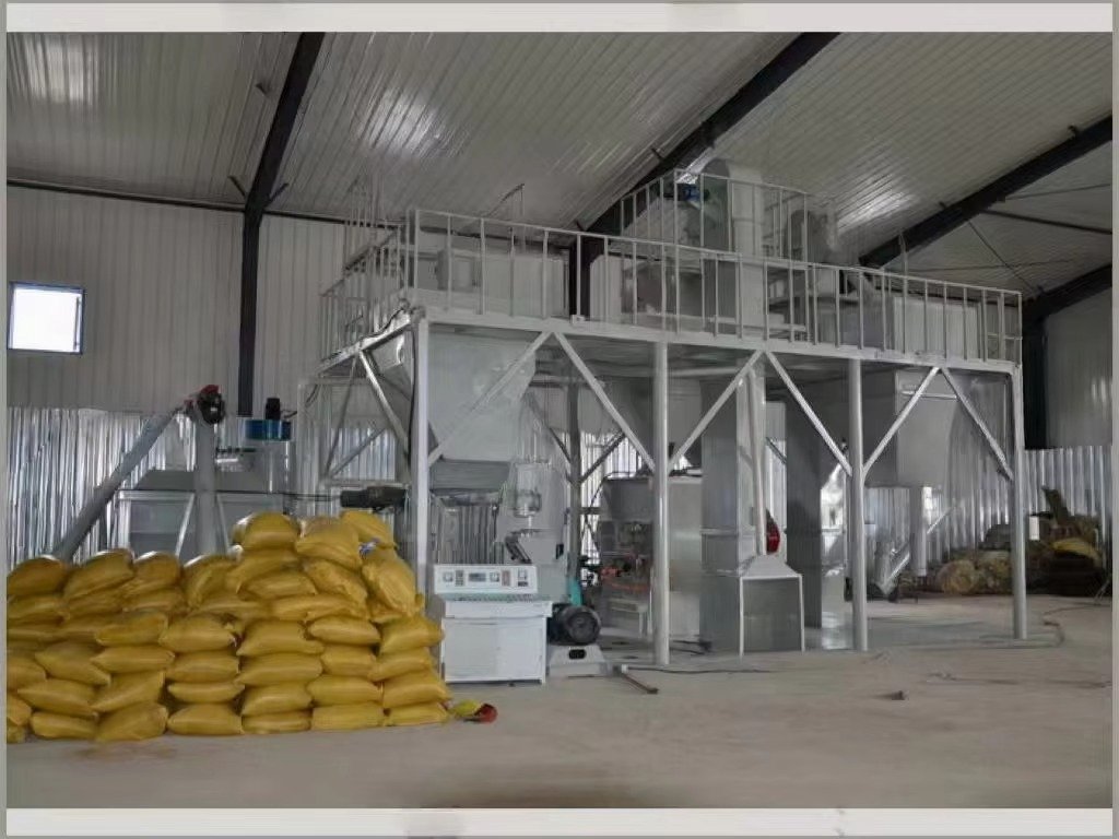 MAIKONG feed pellet machine factory floor showing quality manufacturing process