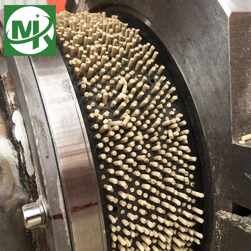 Different sizes of diesel feed pellet machines showing capacity range