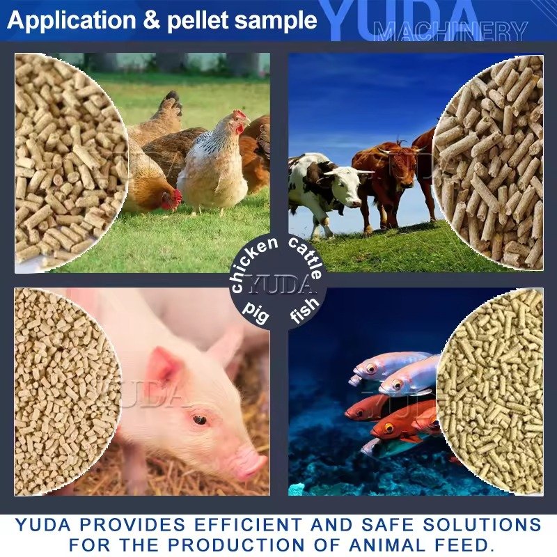 Comparison showing diesel feed pellet machine working during power outage