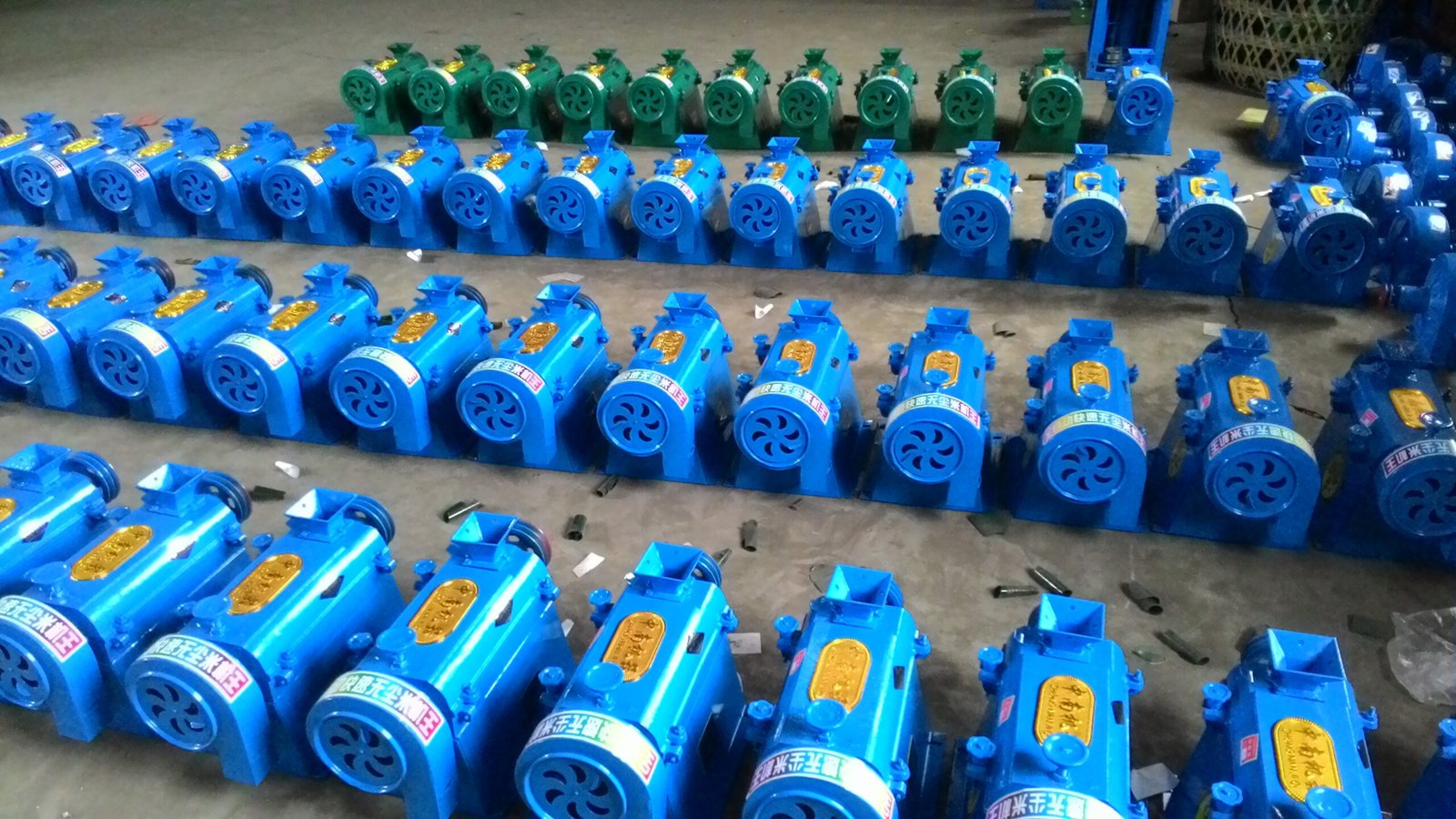 Industrial feed pellet machine processing roughage for cattle in Nigerian farm setting