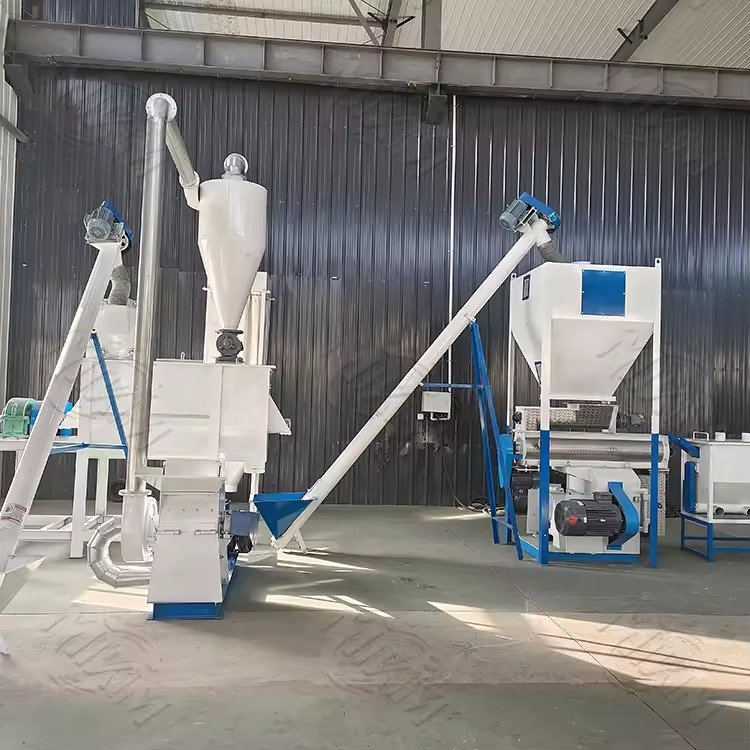 Feed Pelletizer Machine for Duck and Goose Farming in Nigeria 11 Complete feed pellet production line installed at commercial Nigerian goose farm
