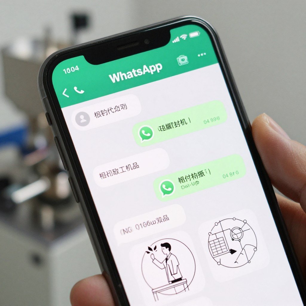 24/7 technical support via WhatsApp for pellet making machine customers