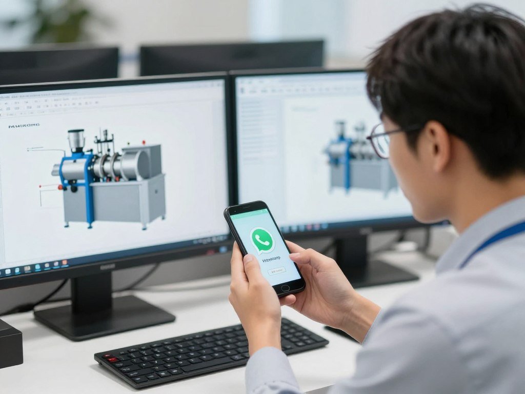 MAIKONG technical support team assisting customers via WhatsApp