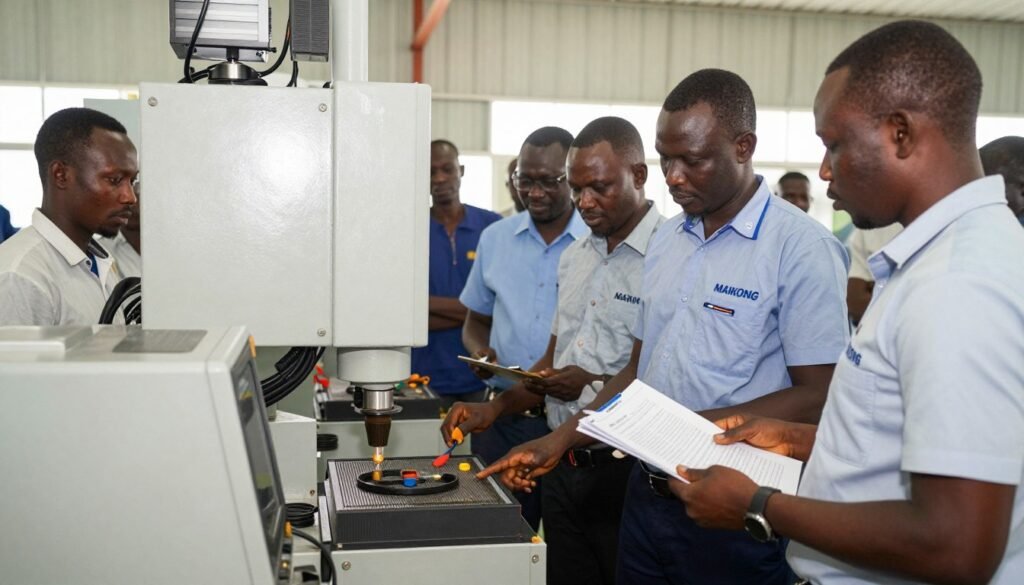 MAIKONG technical team providing on-site training