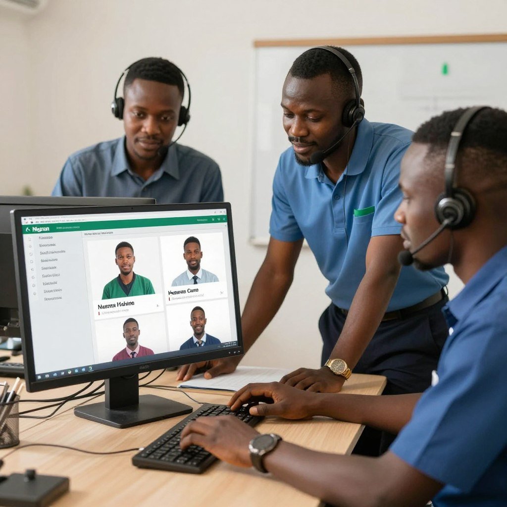 MAIKONG's technical support team assisting Nigerian customers