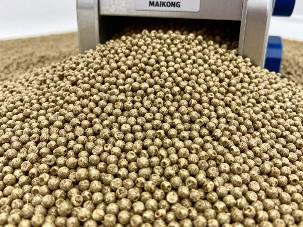 Poultry feed pellets produced by MAIKONG pellet making machine