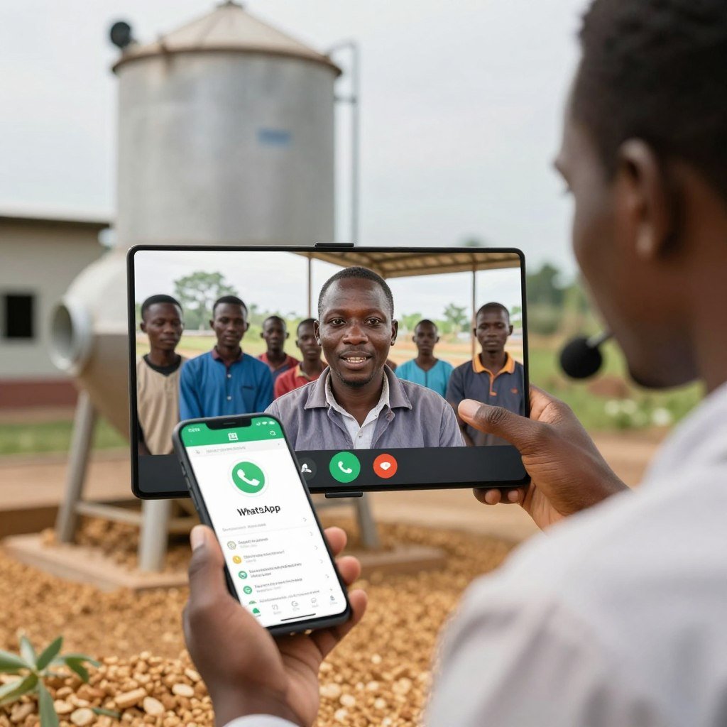 WhatsApp technical support session for pellet mill operation WhatsApp technical support session for pellet mill operation