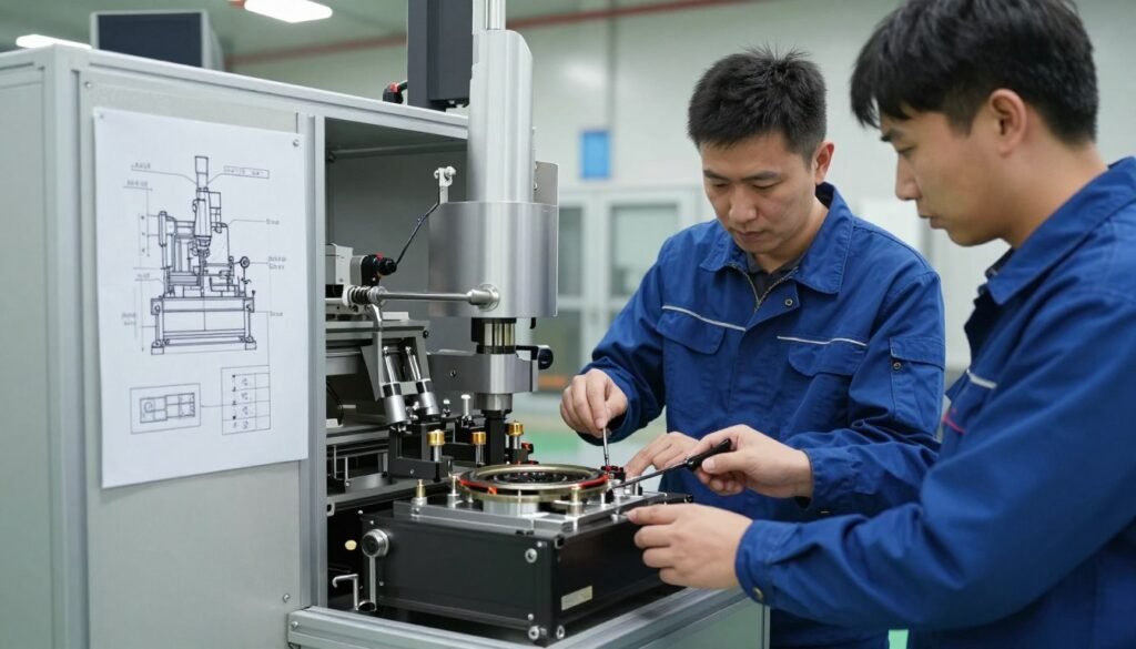 Customized pellet machine being manufactured according to client specifications