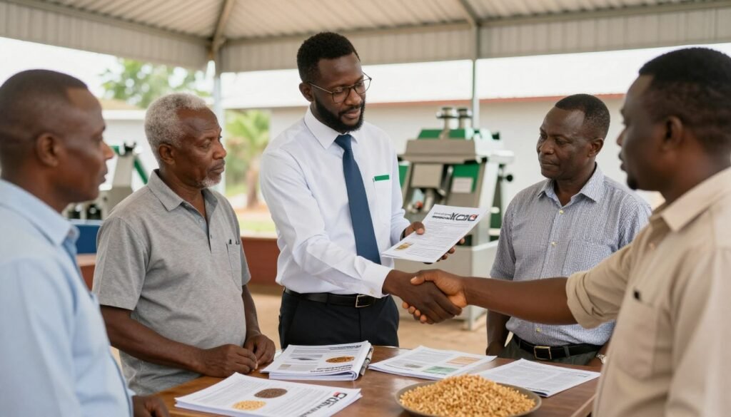 MAIKONG distributor meeting with poultry farmers in Nigeria