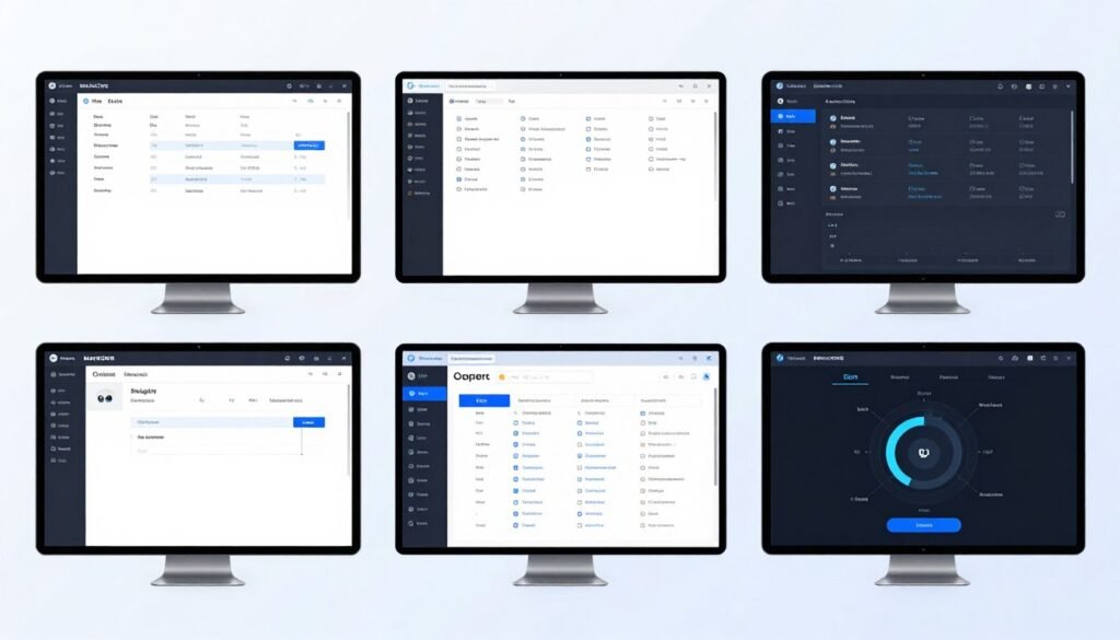Side-by-side comparison of different Quantum Analyzer Software versions