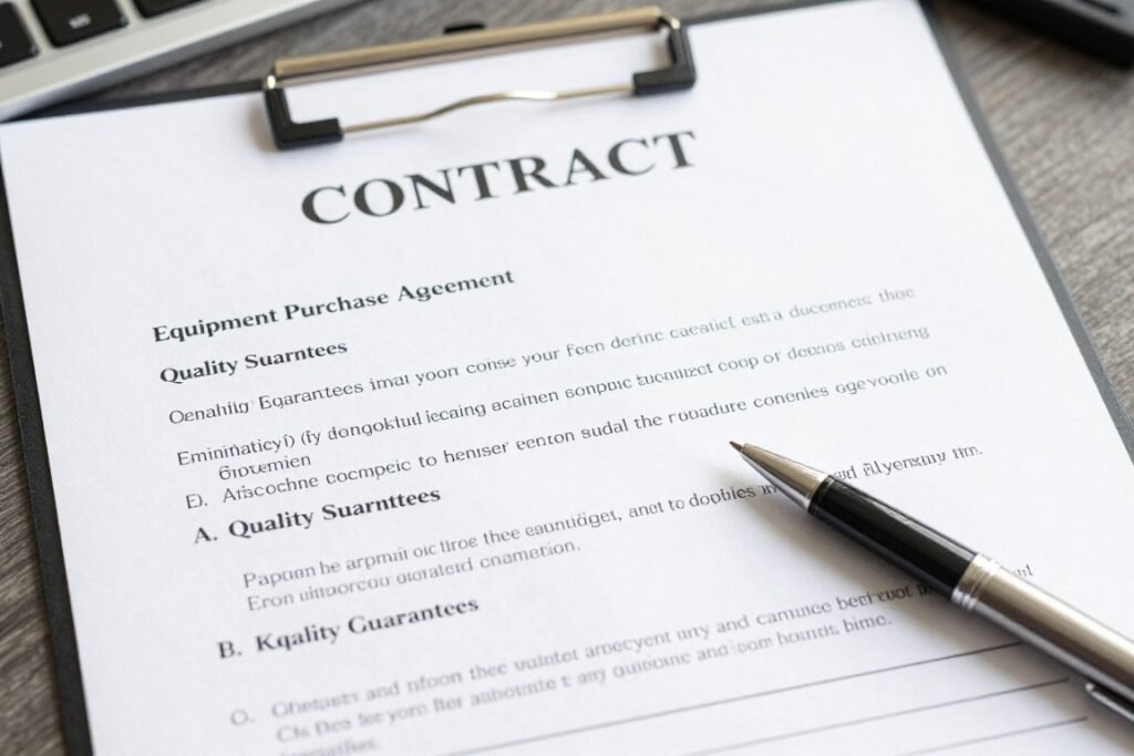 Comprehensive purchase contract for feed pellet machine equipment