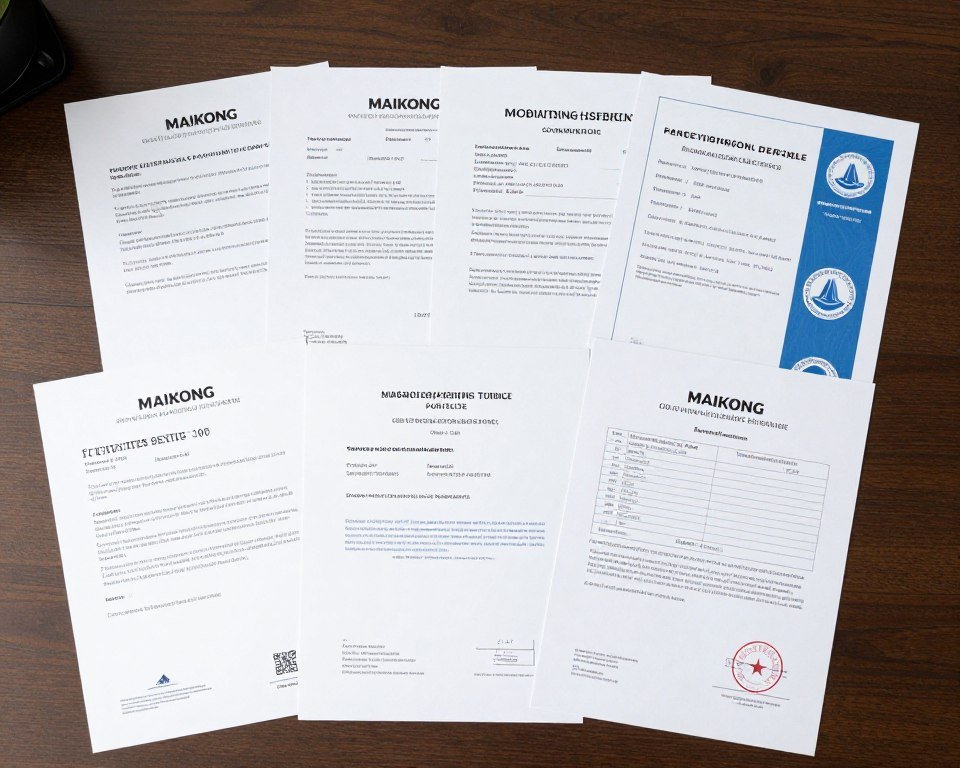 MAIKONG certification documentation portfolio