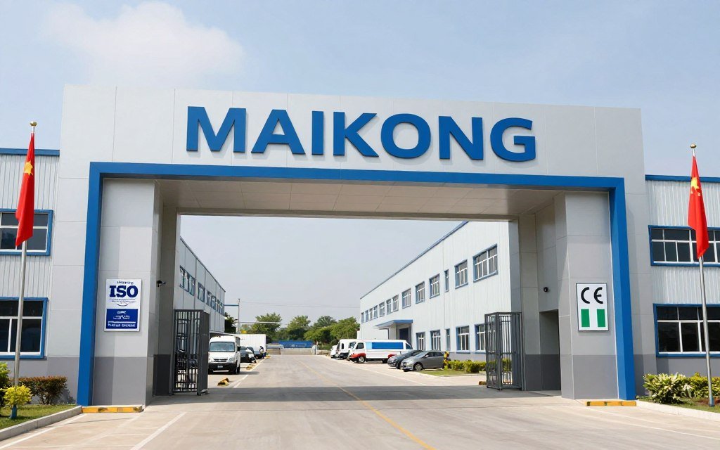 MAIKONG feed machine factory with quality certifications displayed
