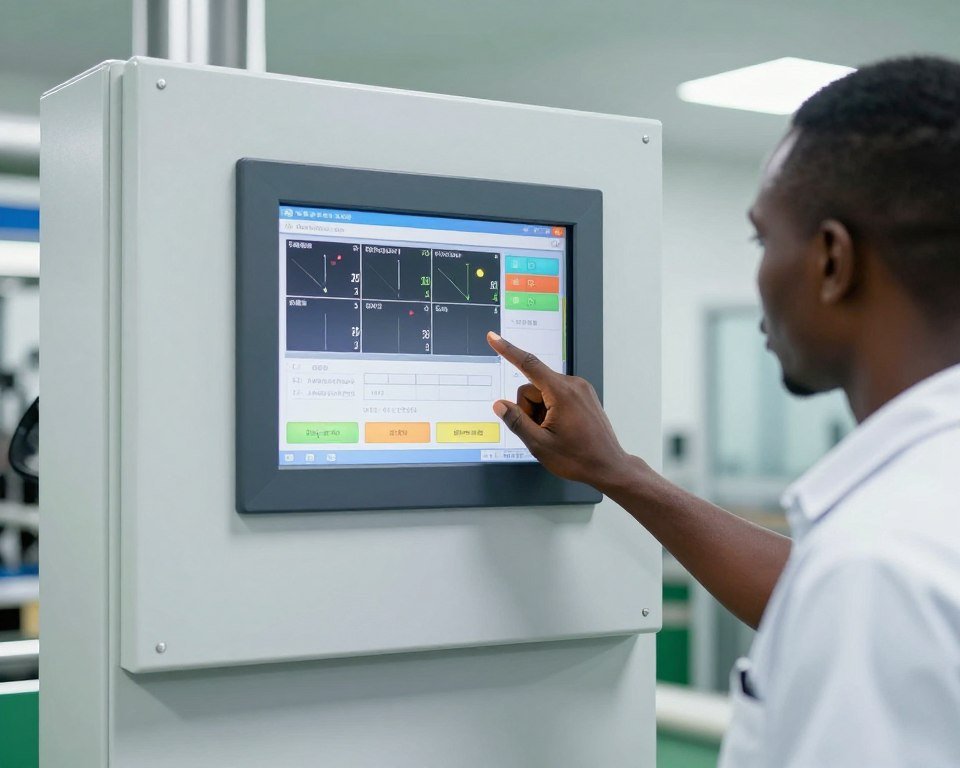 Industrial control panel for MAIKONG feed production line