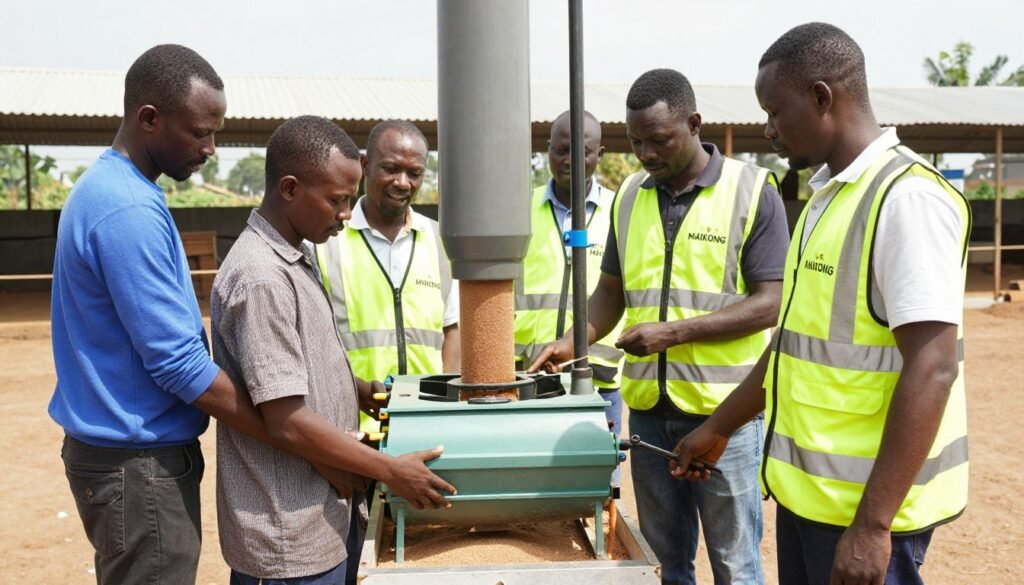 MAIKONG Nigeria technical support team assisting customer