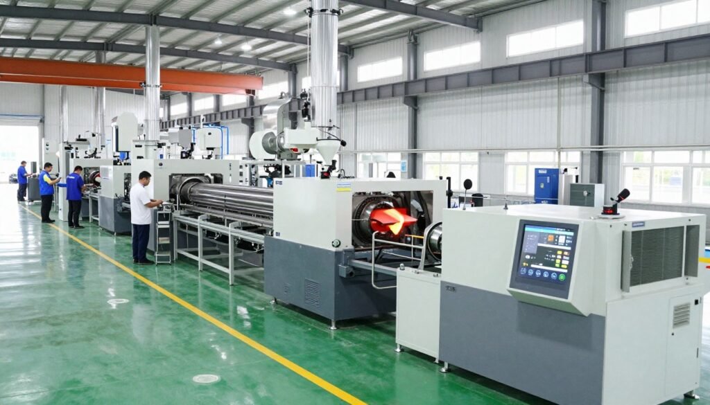 MAIKONG factory showing feed pellet machine manufacturing facility