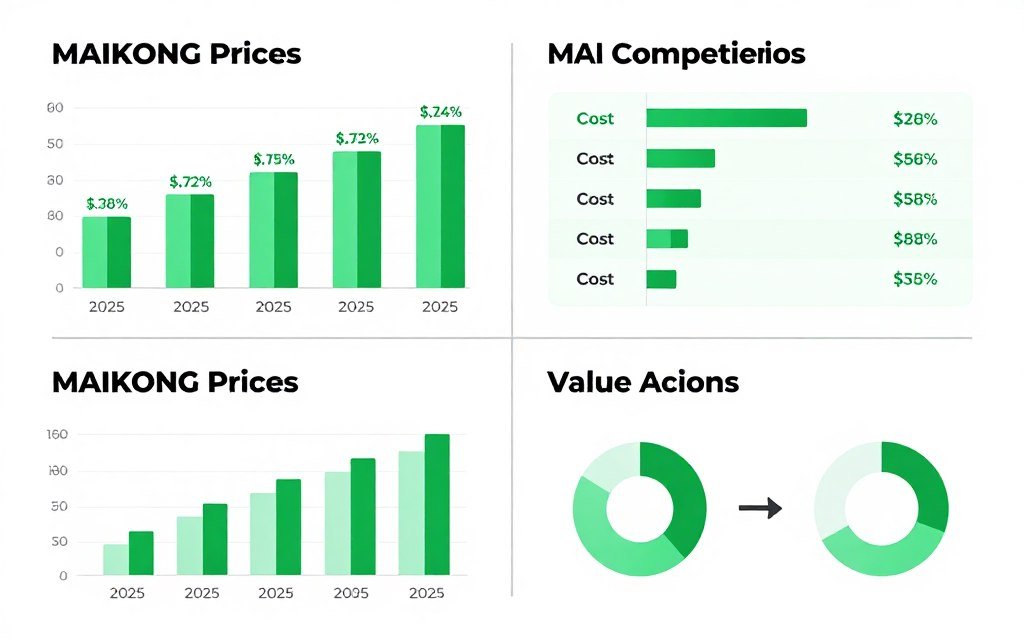 Price comparison showing MAIKONG value versus competitors