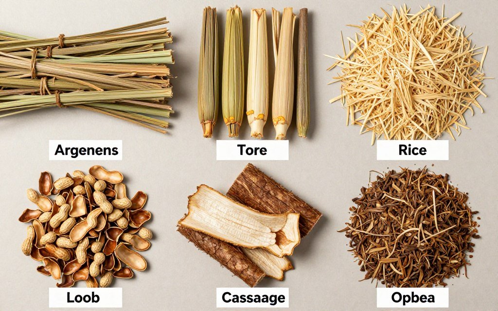 Various types of agricultural roughage materials suitable for feed pellet machines Various types of agricultural roughage materials suitable for feed pellet machines